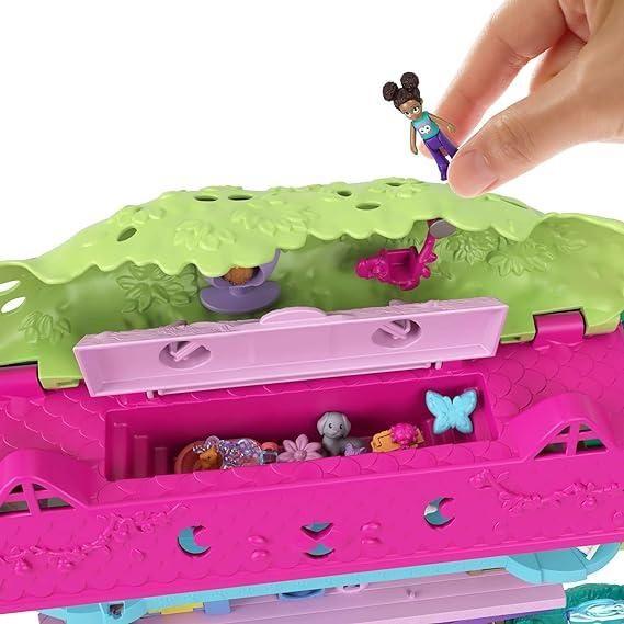 Violet Red Climb into Fun with Polly Pocket Pet Adventure Treehouse Online Purchase 71dzfXbKNSL._AC_SX569.jpg Pretend Play and Play Sets