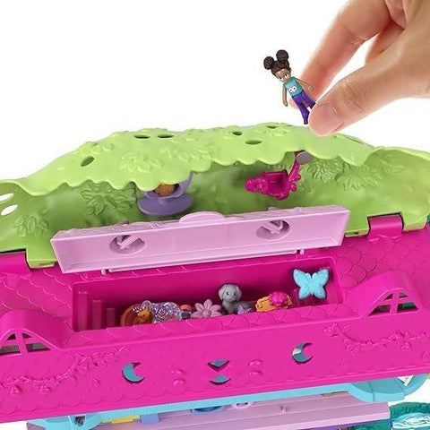 Dim Gray Climb into Fun with Polly Pocket Pet Adventure Treehouse Online Purchase 81ZqaI_MwKL._AC_SX679.jpg Pretend Play and Play Sets