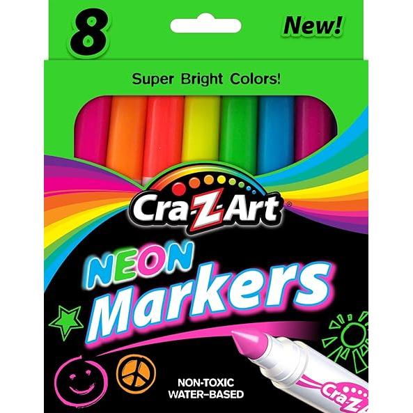 Black Cra Z Art 8 Neon Markers PEEKABOO EXPERIENCE STORE 71g3VSKH_UL._AC_SX466.jpg Arts and Crafts