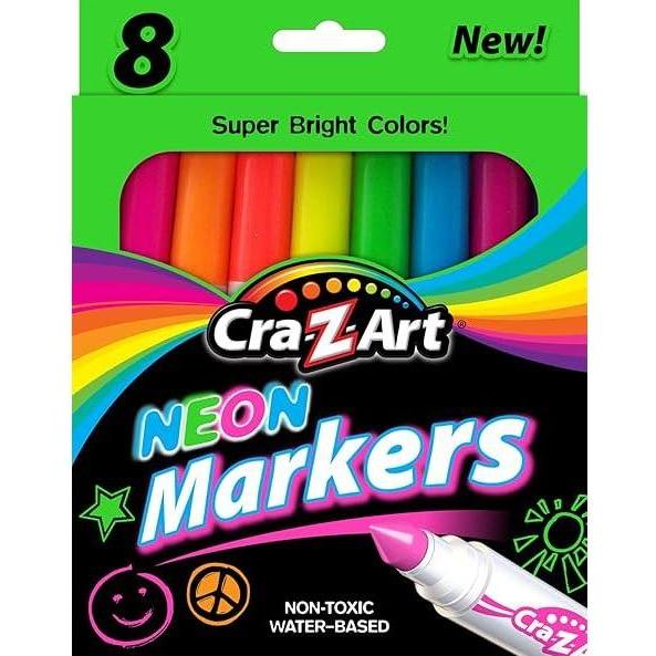 Black Cra Z Art 8 Neon Markers PEEKABOO EXPERIENCE STORE 71g3VSKH_UL._AC_SX466.jpg Arts and Crafts