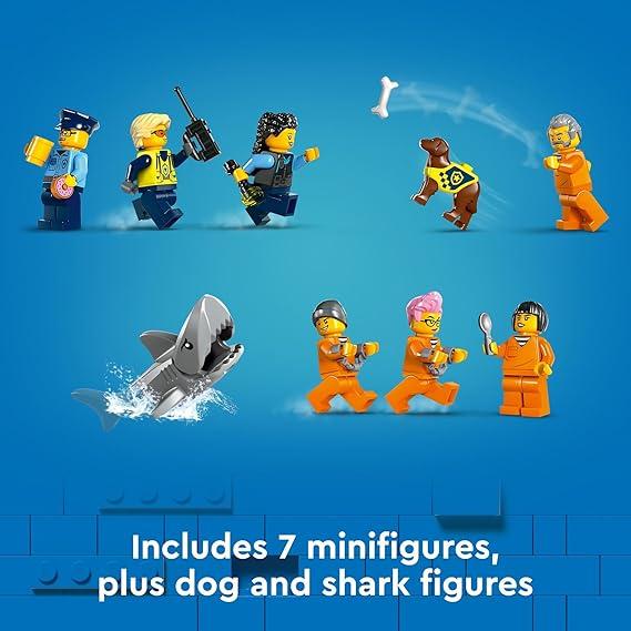 Steel Blue Lego 60419 Police Prison Island Toyzoona 71gIQg0BiNL._AC_SX569.jpg Building Sets and Construction Toys