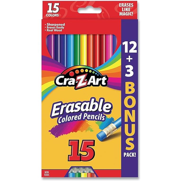 Sandy Brown Cra Z Art 15 Erasable Coloured Pencils Toyzoona 71sSdLimUHL._AC_SX425.jpg Arts and Crafts