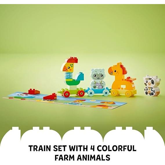 Dark Khaki Lego 10412 Animal Train THE DREAM FACTORY 71sz0WIK1tL._AC_SX569.jpg Building Sets and Construction Toys