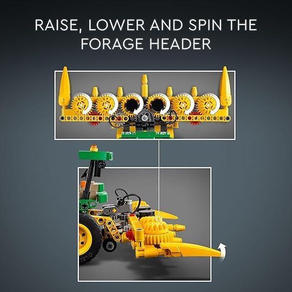 Dark Slate Gray LEGO Technic John Deere 9700 Harvester 42168 - Farm Vehicle THE DREAM FACTORY 71wYQgmLipL._AC_SX569.jpg Building Sets and Construction Toys