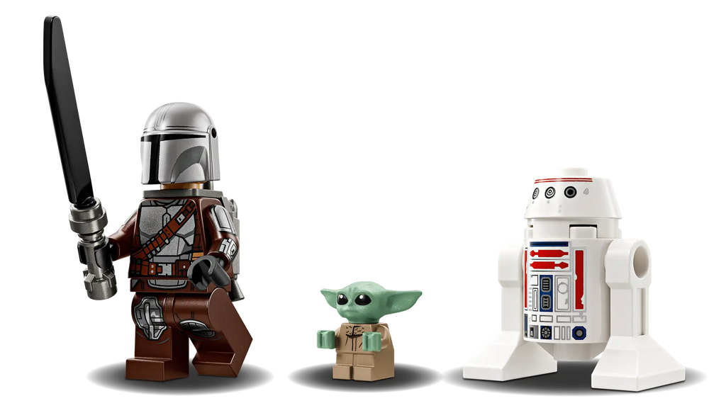 Black LEGO 75410 Mando n Grogu Starfighter THE DREAM FACTORY 75410_WEB_Lineup_NOBG_en-gb.webp Building Sets and Construction Toys