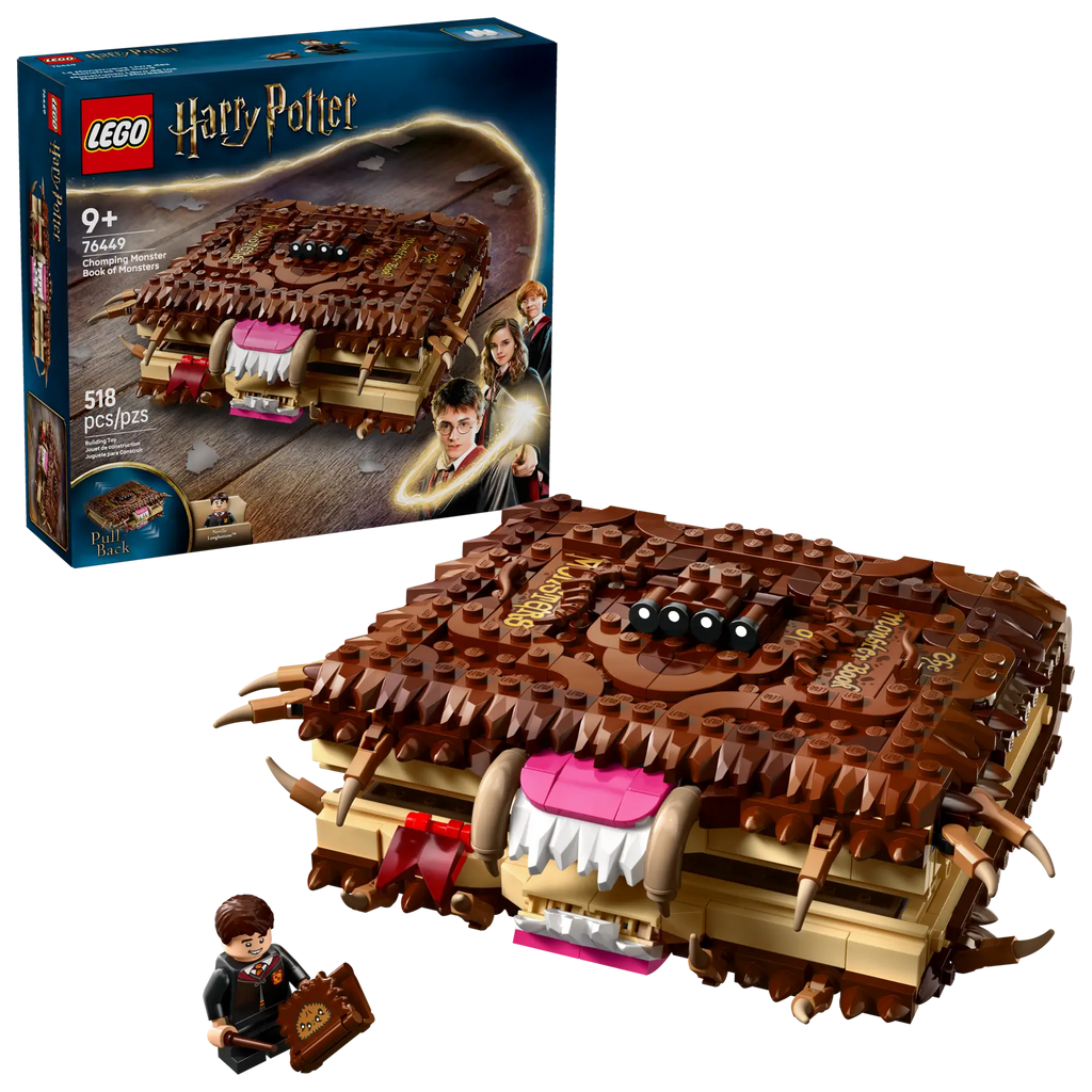 LEGO Chomping Monster Book Magical Wizard Adventure Toy 76449 - Toyzoona