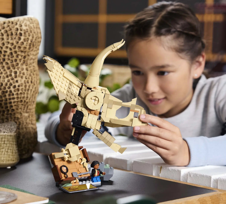 LEGO 76969 Dino Fossil Triceratops Skull – Build Prehistoric Adventure