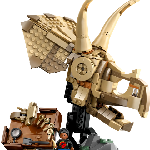 LEGO 76969 Dino Fossil Triceratops Skull – Build Prehistoric Adventure