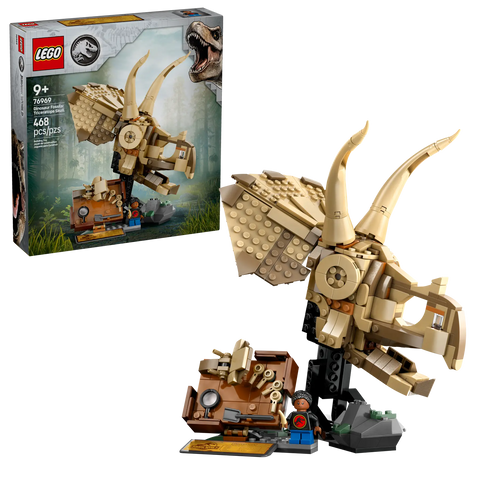 LEGO 76969 Dino Fossil Triceratops Skull – Build Prehistoric Adventure