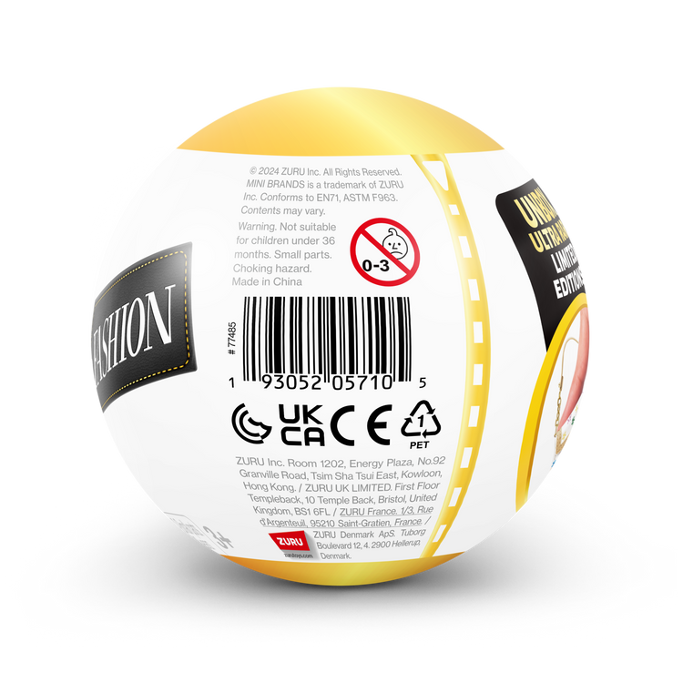 White Smoke Zuru Mini Brand Fashion Capsule 77485GQ6 Toyzoona 77485_MiniBrands_Fashion_Backofpack_01.png Action Figures and Play Sets