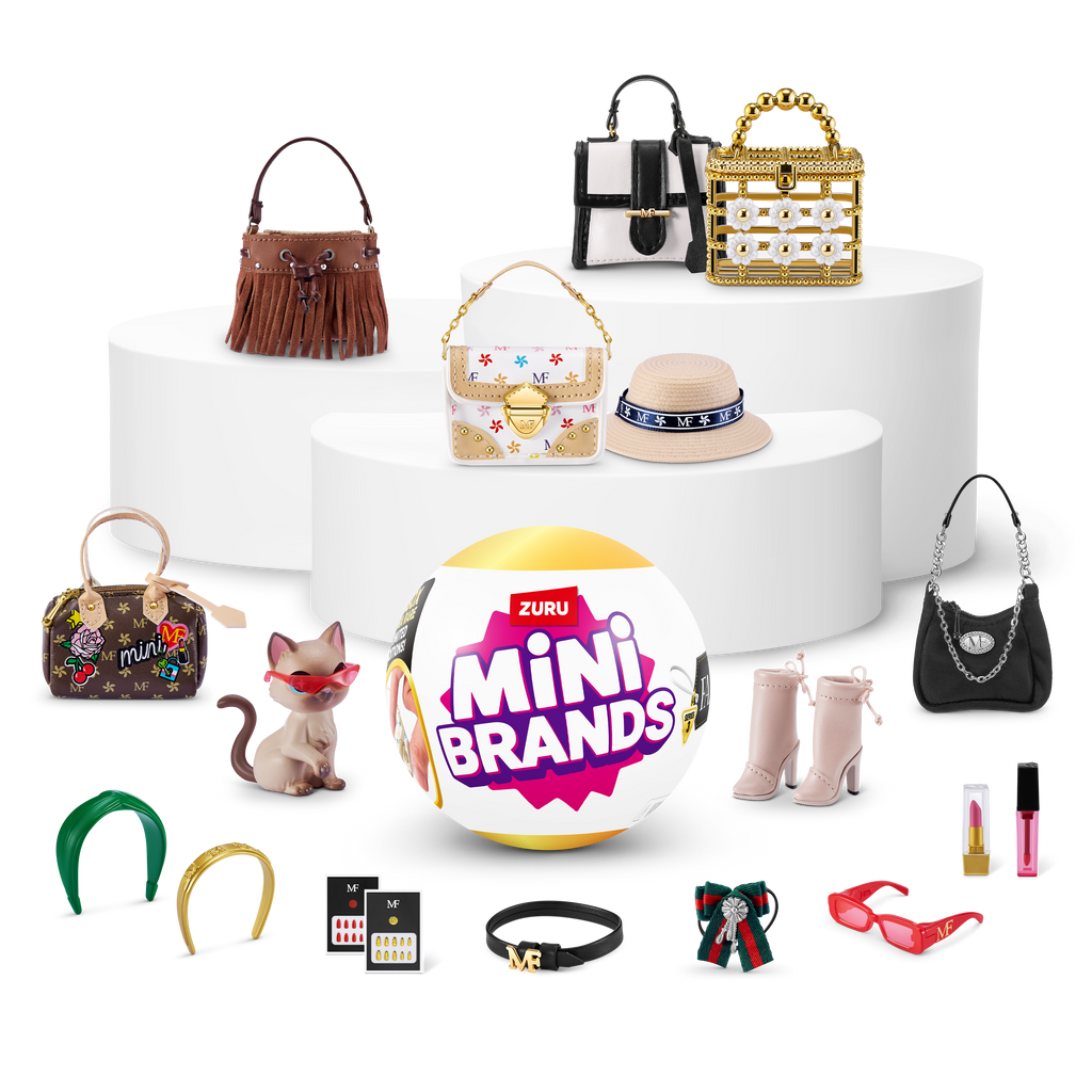 Black Zuru Mini Brand Fashion Capsule 77485GQ6 Toyzoona 77485_MiniBrands_Fashion_OOP_01.png Action Figures and Play Sets