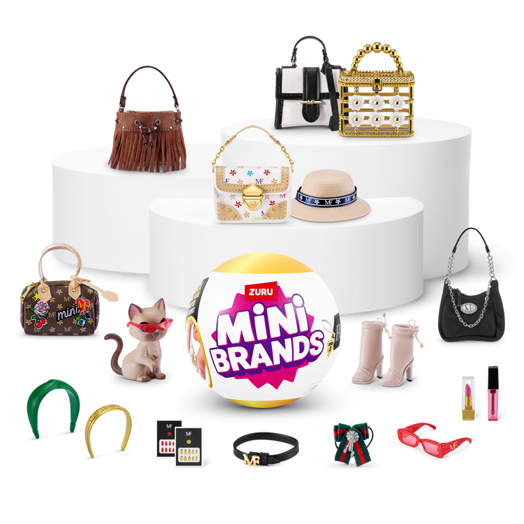 Black Zuru Mini Brand Fashion Capsule 77485GQ6 Toyzoona 77485_MiniBrands_Fashion_OOP_01.png Action Figures and Play Sets