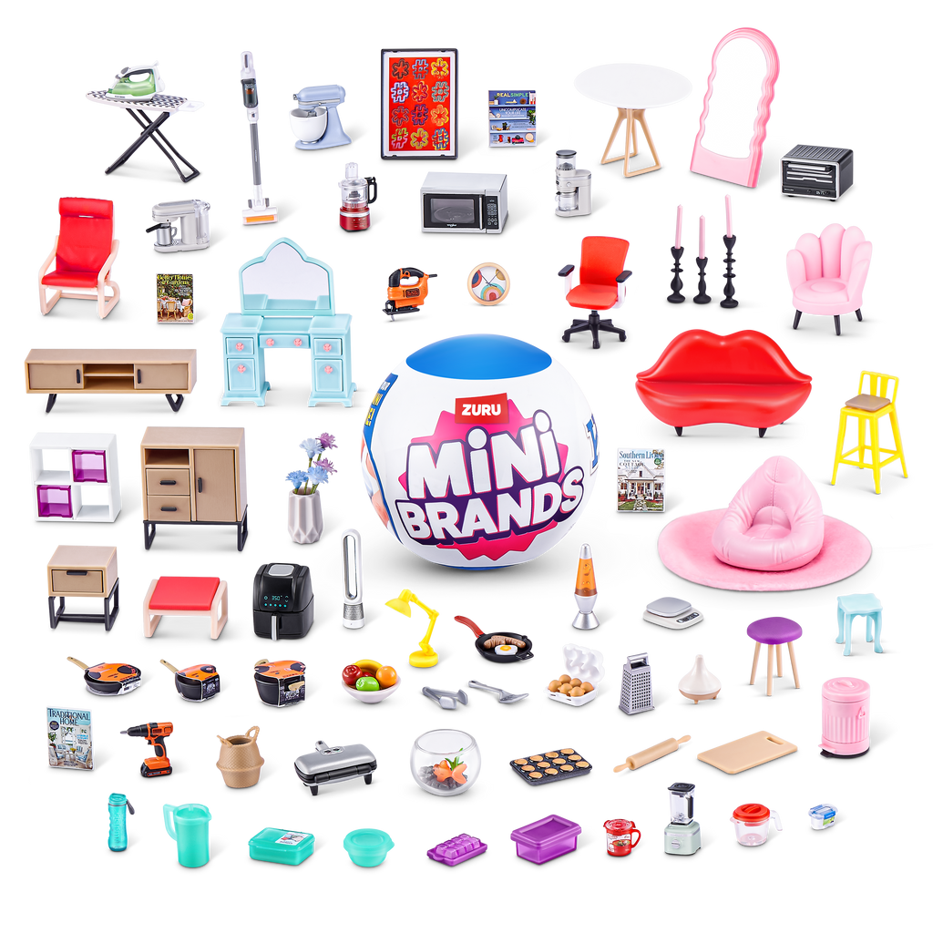 Black Zuru Mini Brand Home 77555GQ1 Toyzoona 77555_MINIBRANDS-HOMEMINIBRANDS-SERIES1__OOP1.png Action Figures and Play Sets