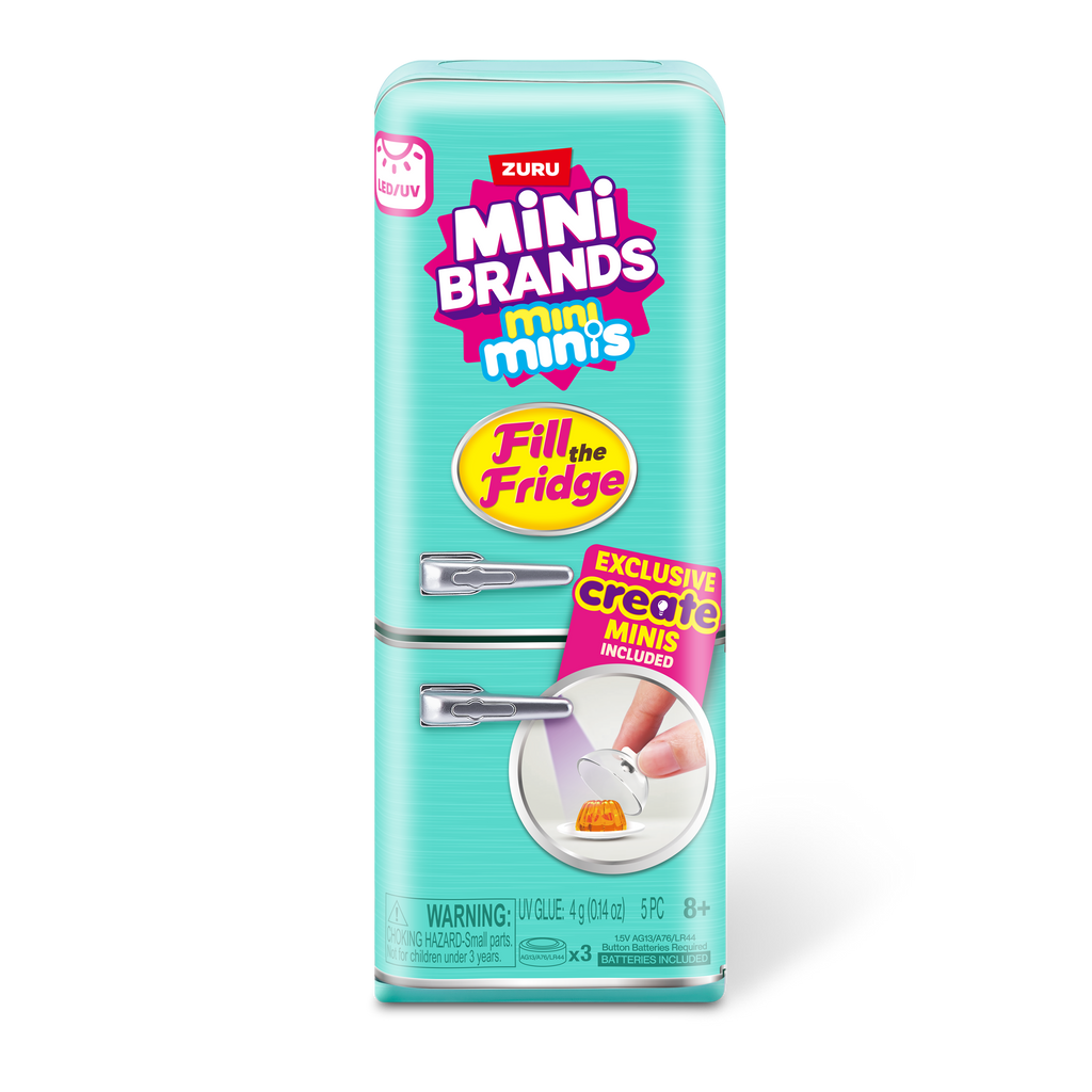 Medium Turquoise Zuru Mini Brand Fill The Fridge 77673TQ1 Toyzoona 77673_MiniBrands_Fillthefridge_FRONTOFPACK.png Action Figures and Play Sets