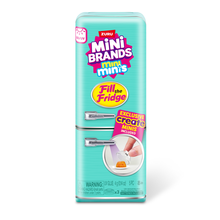 Medium Turquoise Zuru Mini Brand Fill The Fridge 77673TQ1 Toyzoona 77673_MiniBrands_Fillthefridge_FRONTOFPACK.png Action Figures and Play Sets