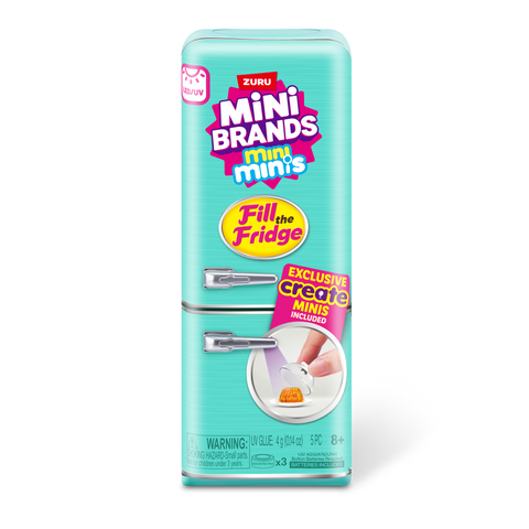 Medium Turquoise Zuru Mini Brand Fill The Fridge 77673TQ1 Toyzoona 77673_MiniBrands_Fillthefridge_FRONTOFPACK.png Action Figures and Play Sets