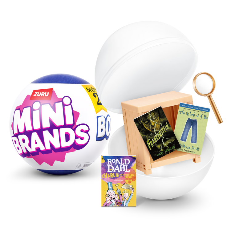 Black Zuru Mini Brand Book S2 Capsule 77686GQ1 Toyzoona 77686_MINIBRANDS_BOOK_S2_ECOMHERO.png Action Figures and Play Sets