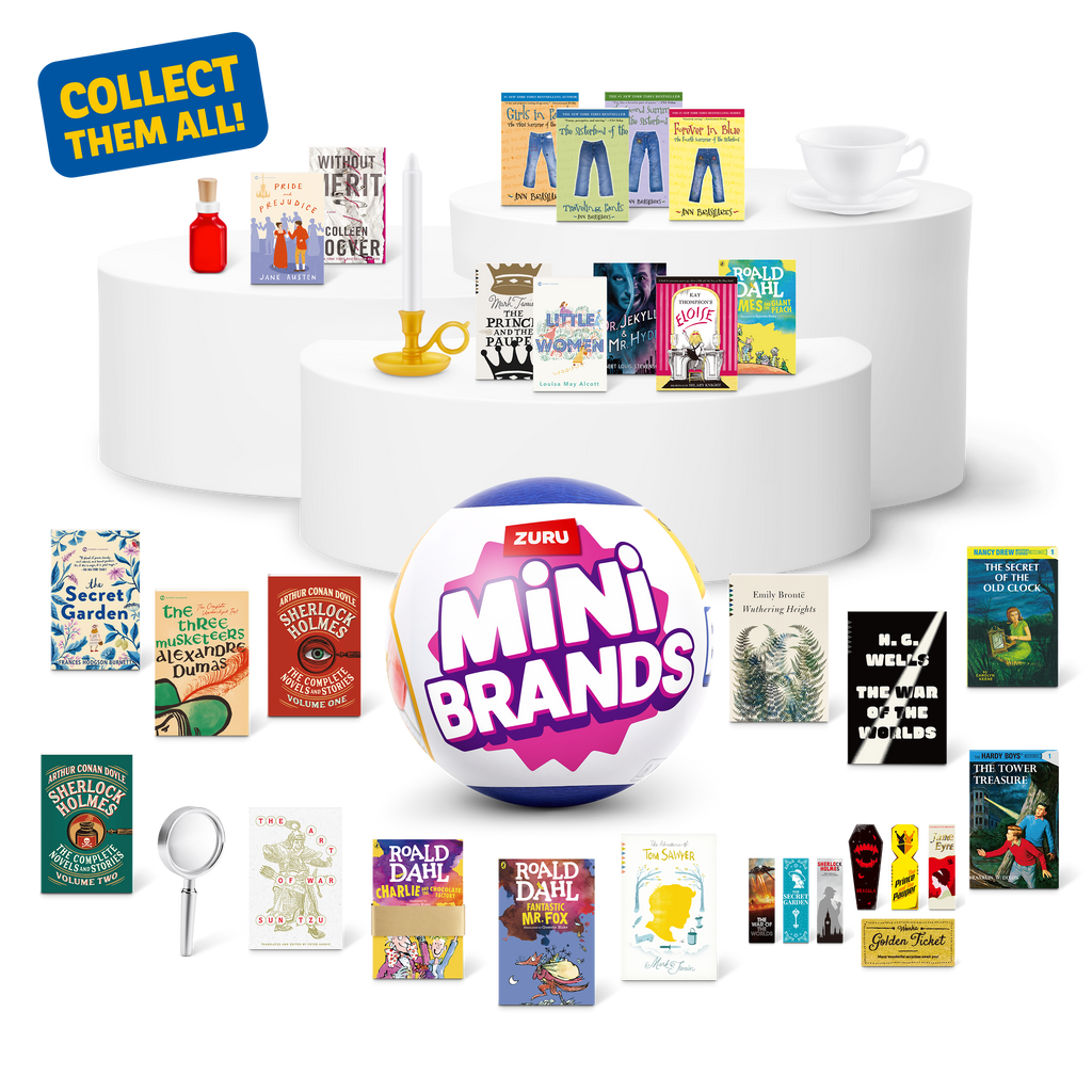 Black Zuru Mini Brand Book S2 Capsule 77686GQ1 Toyzoona 77686_MINIBRANDS_BOOK_S2_FULL_RANGE_SHOTB.png Action Figures and Play Sets