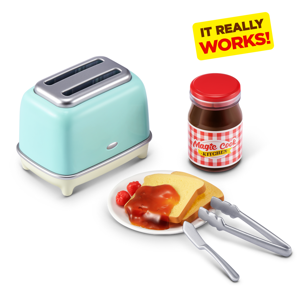 Black Mini Brands Really Works Magic Cook Kitchen Capsule Series1 77789UQ1 by ZURU Toyzoona 77789A_MINIBRANDS_MAGICCOOKKITCHEN-SERIES1_OOP01A.png Arts and Crafts