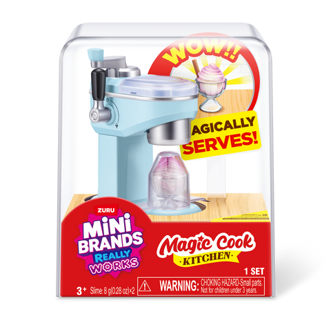 White Smoke Mini Brands Really Works Magic Cook Kitchen Capsule Series1 77789UQ1 by ZURU Toyzoona 77789B_MINIBRANDS_MAGICCOOKKITCHEN-SERIES1_FRONTOFPACK.png Arts and Crafts