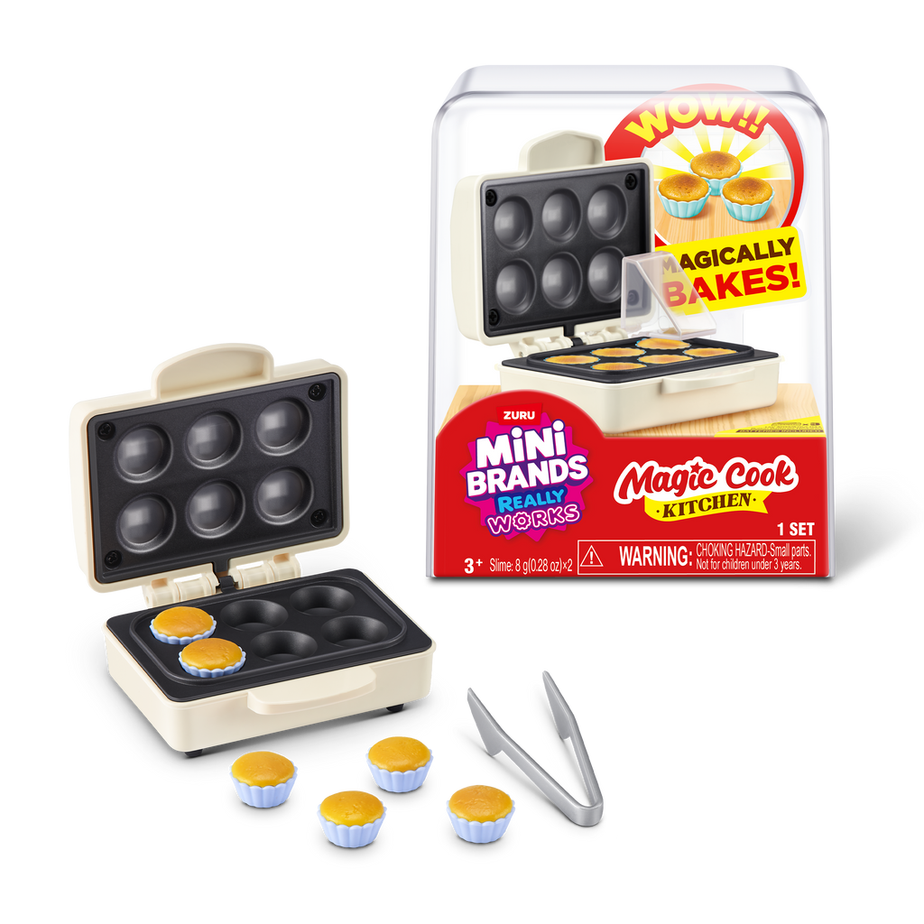 Black Mini Brands Really Works Magic Cook Kitchen Capsule Series1 77789UQ1 by ZURU Toyzoona 77789J_MINIBRANDS_MAGICCOOKKITCHEN-SERIES1_ECOMHERO.png Arts and Crafts