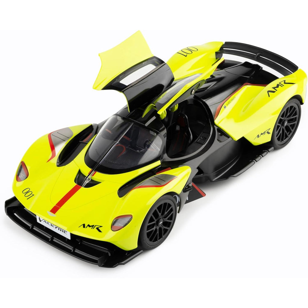 Black Aston Martin Valkyrie RC Car - 2.4GHz Remote Control Car for Kids & Adults - Convertible Doors & Detailed Interior - Rechargeable Battery - Ages 6+ - Scale 1:12 - Lime Green HALSON ENTERPRISE 7_9156eb76-f610-4fa2-bc8c-90efcc4e2d0c.jpg Vehicles and Remote Control Toys