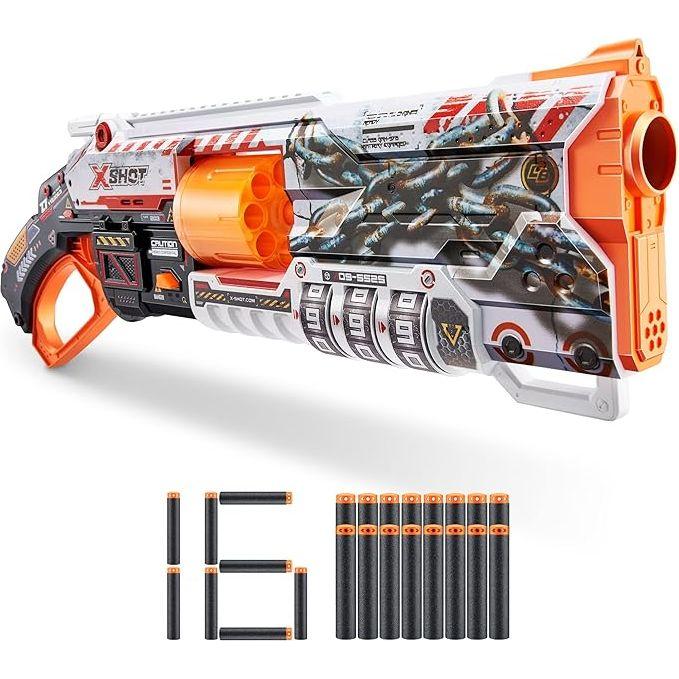 Dark Slate Gray XSHOT Skins Lock Blaster 36606 (16 Darts) by ZURU Toyzoona 811mBP0DuGL._AC_SX679.jpg Battling Toys