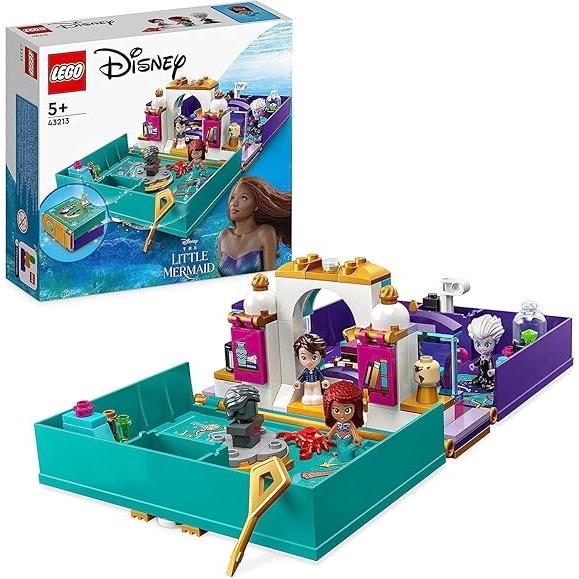 Sea Green Lego 43213 The Little Mermaid Story Book THE DREAM FACTORY 814vPVe9TlL._AC_SX569.jpg Building Sets and Construction Toys