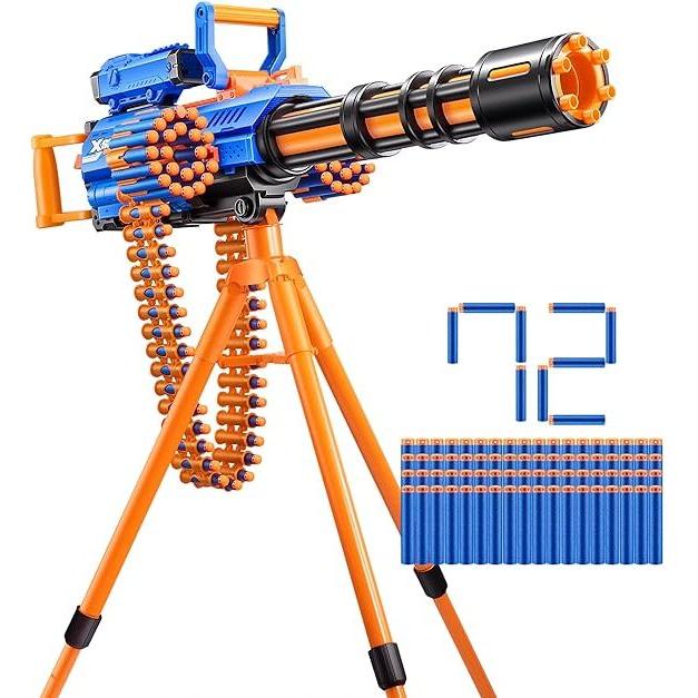 Dark Slate Blue XSHOT Insanity Motorized Rage Fire Gatlin Gun 36605 (72 Darts) by ZURU Toyzoona 8156CWC9S8L._AC_SX569.jpg Battling Toys