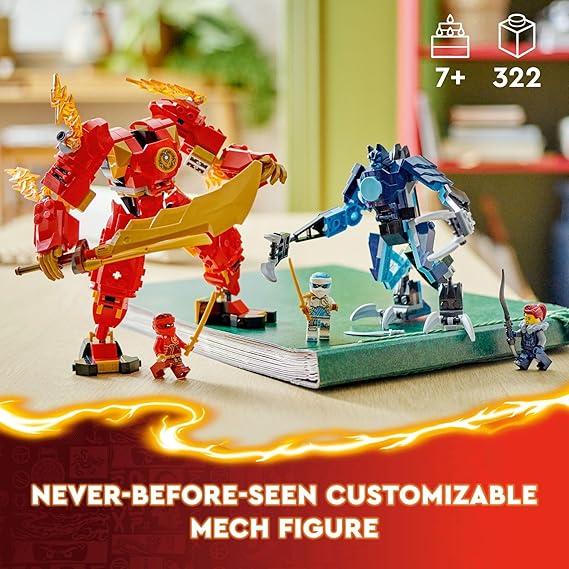 Tan Lego 71808 Kai S Elemental Fire Mech Toyzoona 817jyN-T8gL._AC_SX569.jpg Building Sets and Construction Toys