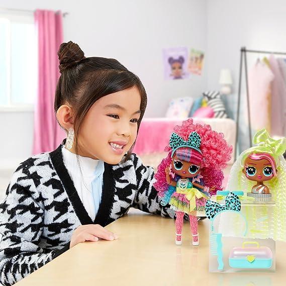 Light Gray LOL Surprise Curls 2 Crimps Cora for Swappable Hairstyles and Fun THE DREAM FACTORY 818TRqPJ1xL._AC_SX569.jpg Dolls and Playsets