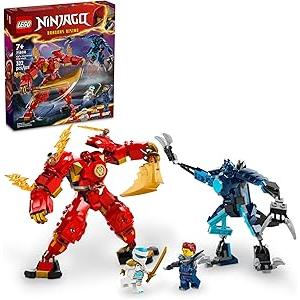 Dark Slate Gray Lego 71808 Kai S Elemental Fire Mech Toyzoona 819P8_GDboL._AC_SY300_SX300.jpg Building Sets and Construction Toys
