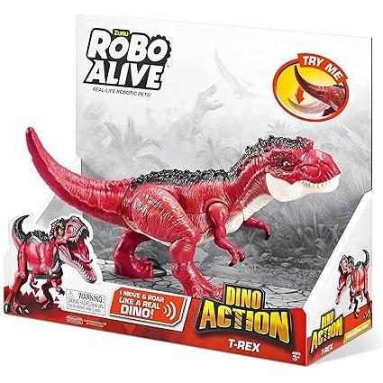 Light Gray Robo Alive Dino Action T-Rex 7171 by ZURU Toyzoona 81Be4gD5LHL._AC_SX425.jpg Action Toys