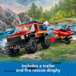 Dim Gray Lego 60412 4X4 Fire Truck Rescue Boat Toyzoona 81D61oyTE1L._AC_SX569.jpg Building Sets and Construction Toys