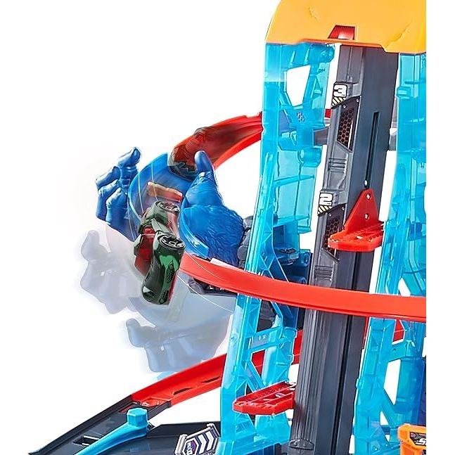 Medium Turquoise Metal Machines Gorilla Rampage Garage Playset 6726 by Zuru Toyzoona 81G_Yd5q6-L._AC_SX569.jpg Pretend Play and Play Sets