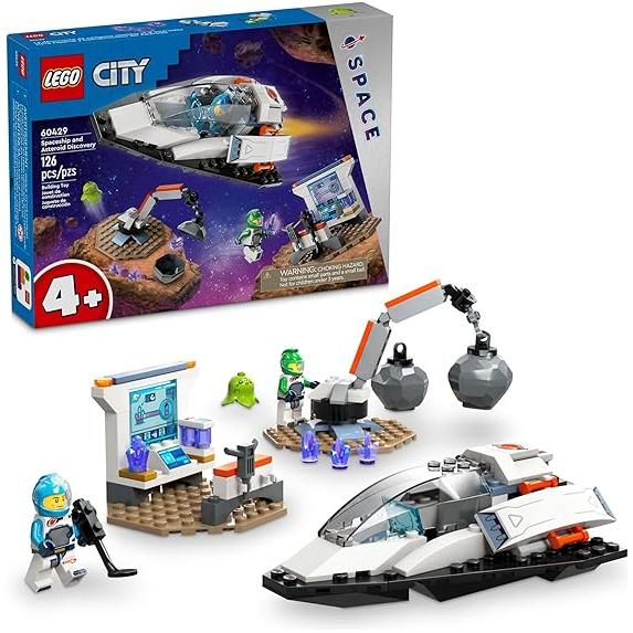 Light Gray Lego 60429 Spaceship Asteroid Discovery THE DREAM FACTORY 81JUBpG57iL._AC_SX569.jpg Building Sets and Construction Toys