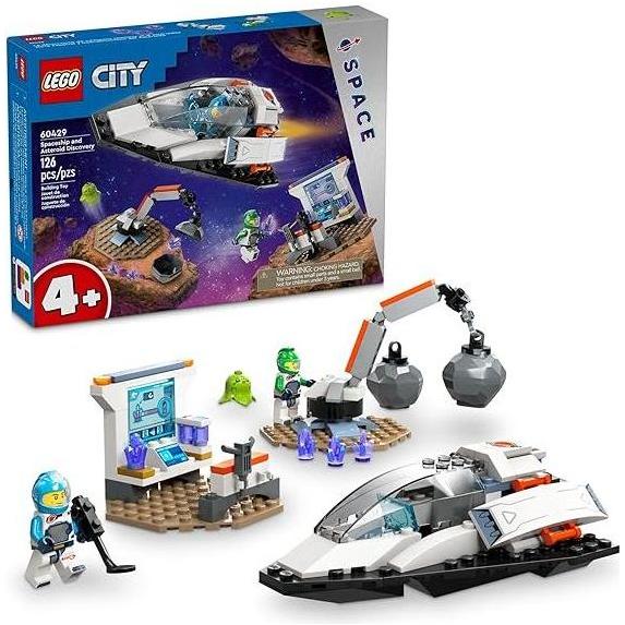 Light Gray LEGO City Spaceship Asteroid Discovery 60429 - Space Mission Set THE DREAM FACTORY 81JUBpG57iL._AC_SX569.jpg Building Sets and Construction Toys