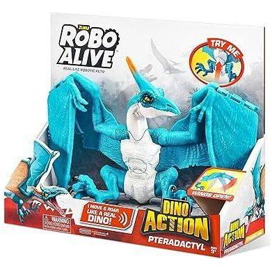 Light Gray Robo Alive Dino Action Pterodactyl 7173 by ZURU Toyzoona 81JYei2F_TL._AC_SY355.jpg Action Toys