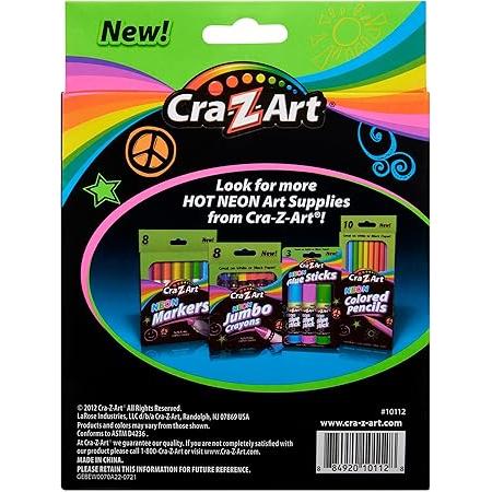 Black Cra Z Art 8 Neon Markers PEEKABOO EXPERIENCE STORE 81KnXHdtl6L._AC_SY450.jpg Arts and Crafts