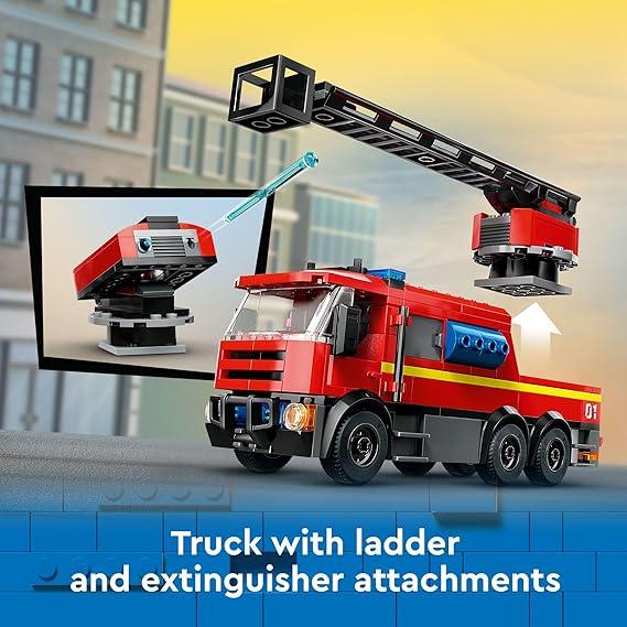 Tan Lego 60414 Fire Station With Fire Truck Toyzoona 81MLE-VUyoL._AC_SX569.jpg Building Sets and Construction Toys