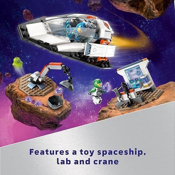 Gray LEGO City Spaceship Asteroid Discovery 60429 - Space Mission Set THE DREAM FACTORY 81NCOKYWQDL._AC_SX569.jpg Building Sets and Construction Toys