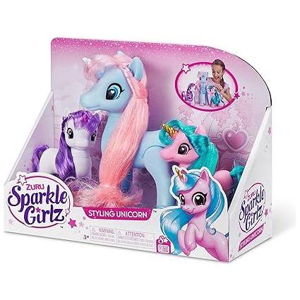 Thistle Zuru Sparkle Girlz Unicorns 100373 Toyzoona 81OVgMjfPpL._AC_SX425.jpg Dolls and Playsets