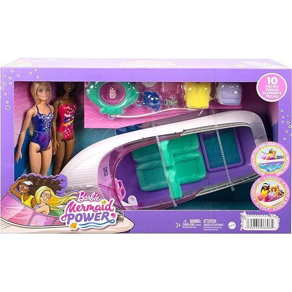Medium Purple Barbie Mermaid with Boat - Underwater Adventure Play Set Toyzoona 81PekqtJ5tL._AC_SX569.jpg Dolls and Playsets