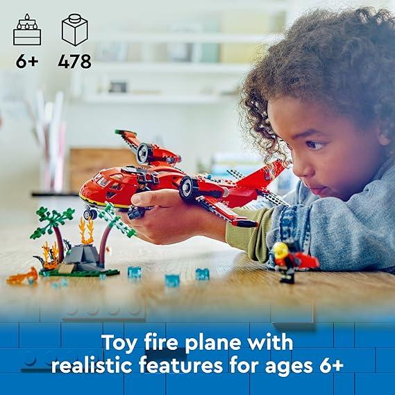 Gray Lego 60413 Fire Rescue Plane Toyzoona 81SlN2e9wbL._AC_SX569.jpg Building Sets and Construction Toys