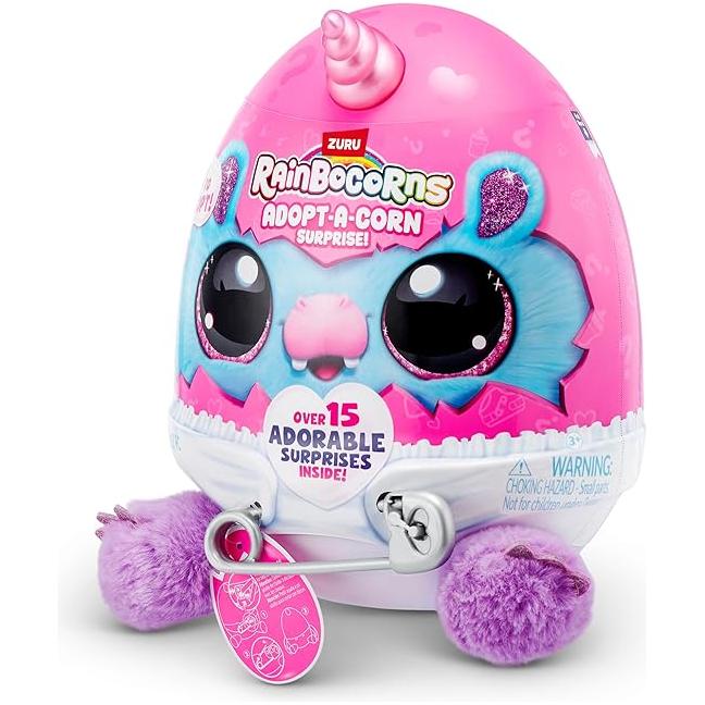 Thistle Rainbocorns Adopt-A-Corn Surprise 92105 by ZURU Toyzoona 81T6po_OZsL._AC_SX569.jpg Dolls and Accessories