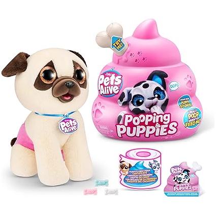 Misty Rose Pets Alive Pooping Puppies 9542 by ZURU Toyzoona 81XGAwKLpeL._AC_SX425.jpg Dolls and Accessories