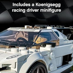 Light Gray LEGO Speed Champions Koenigsegg Jesko 76900 - Supercar Model THE DREAM FACTORY 81YHhUGFWQL._AC_SX425.jpg Building and Construction