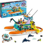 Dark Slate Gray LEGO Friends Sea Rescue Boat 41734 - Ocean Rescue Mission THE DREAM FACTORY 81ZH69P2_0L._AC_SX425.jpg Building and Construction