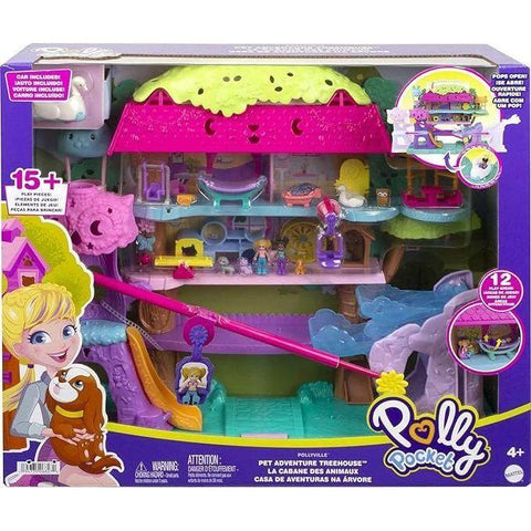 Dim Gray Climb into Fun with Polly Pocket Pet Adventure Treehouse Online Purchase 81ZqaI_MwKL._AC_SX679.jpg Pretend Play and Play Sets