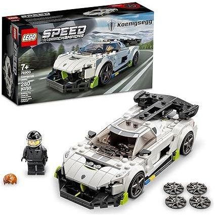 Light Gray LEGO Speed Champions Koenigsegg Jesko 76900 - Supercar Model THE DREAM FACTORY 81aOihnR0qL._AC_SX425.jpg Building and Construction